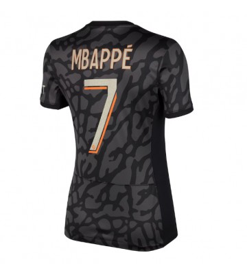 Paris Saint-Germain Kylian Mbappe #7 Replica Third Stadium Shirt for Women 2023-24 Short Sleeve